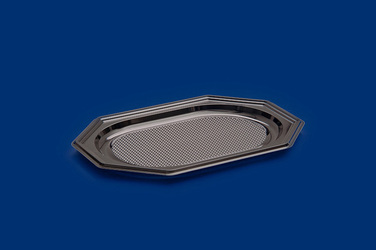 Taca cateringowa 350mm czarna PET